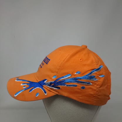 Suwannee Marina Florida Strapback Hat Orange OS Adjustable Embroidered Otto