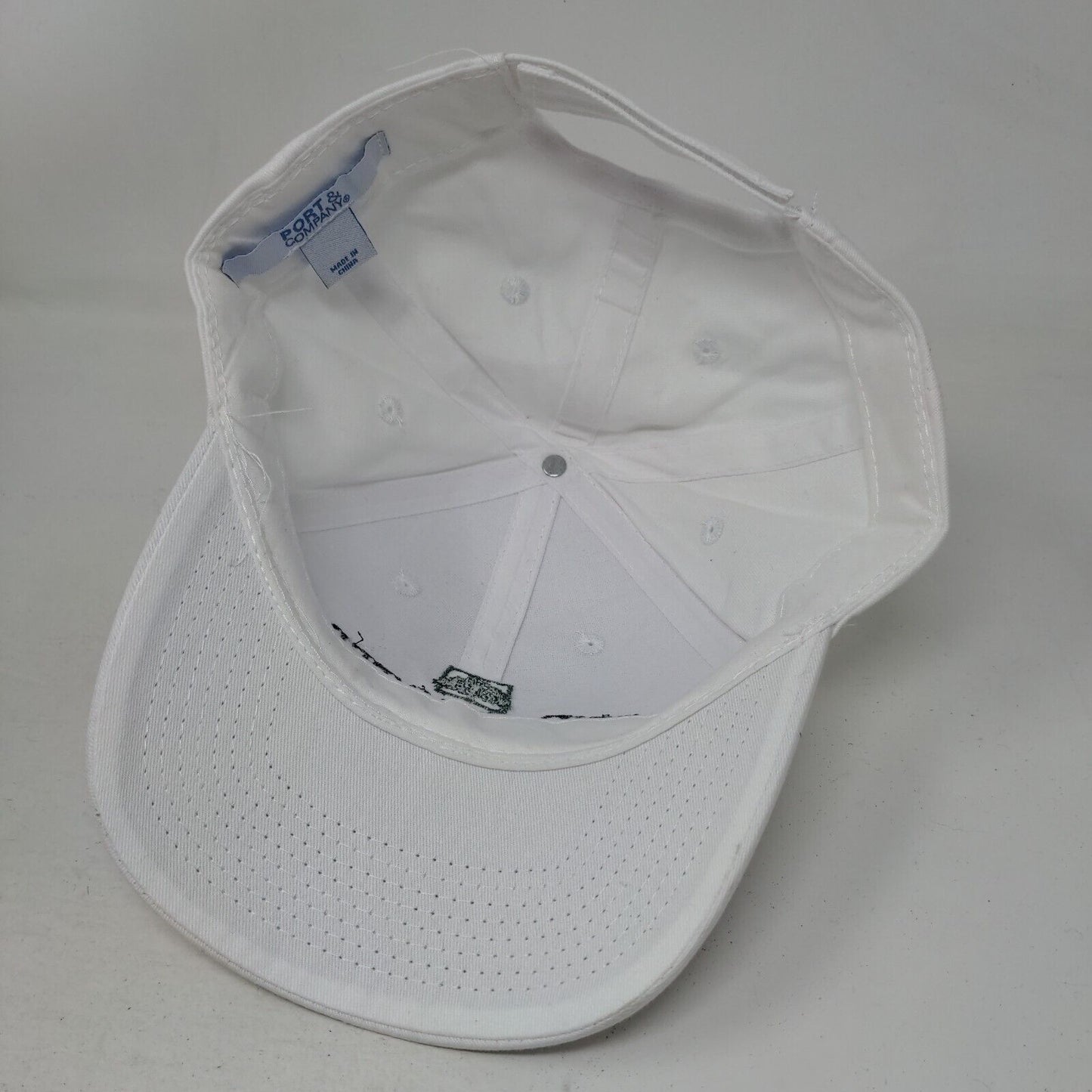 Bridgewater At Viera Strapback Hat White One Size Embroidered Port & Company