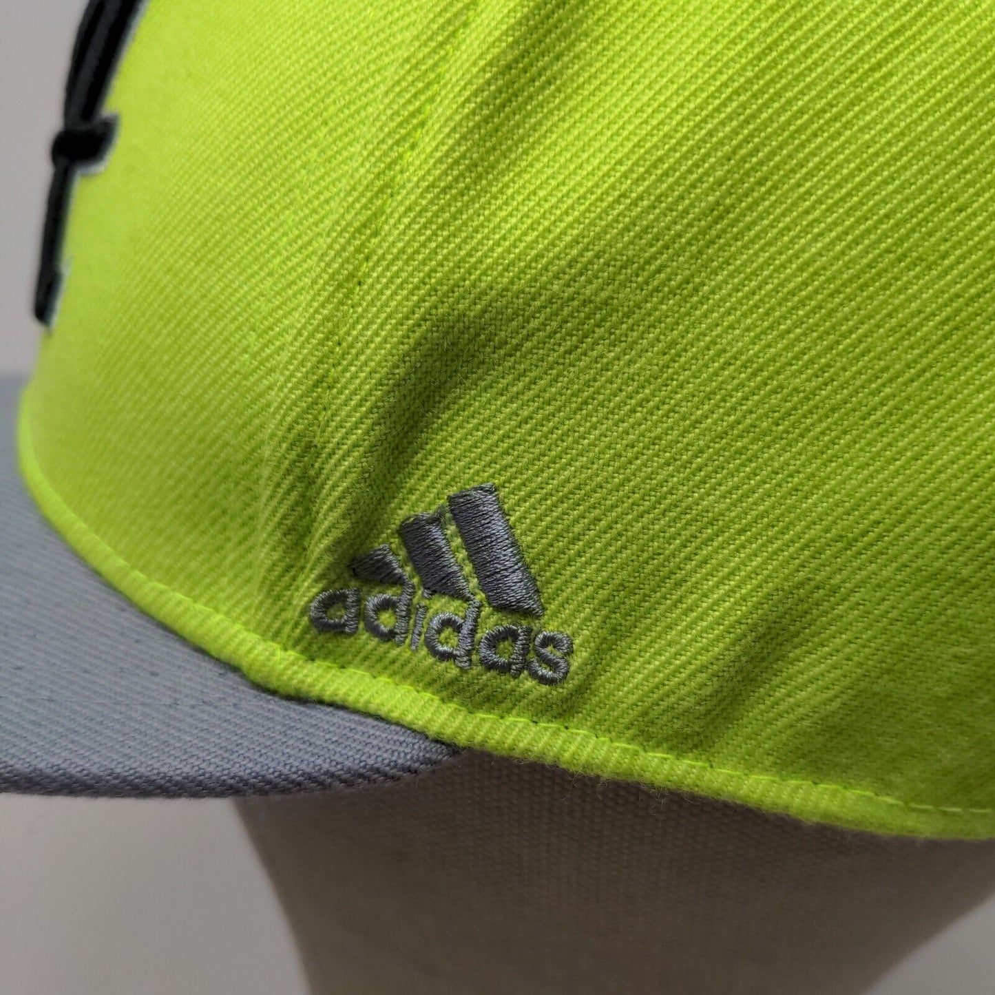 Adidas Climalite Men's Slideback Hat Green Gray OSFA Embroidered Logo