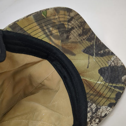 Cabela's Trapper Cap Brown M Gore-Tex Thinsulate Ear Flaps Camo Hat Vintage