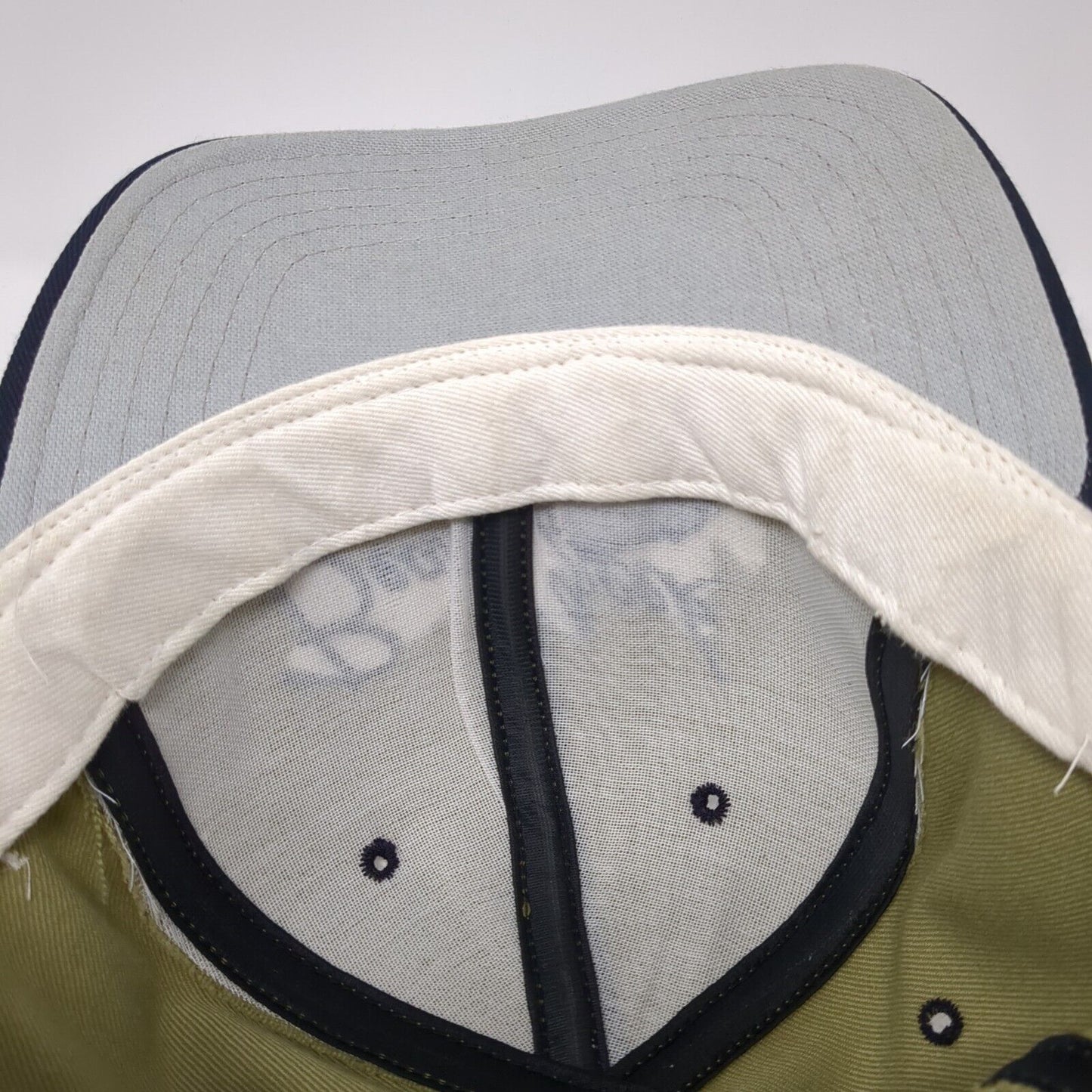 Bear Creek Slideback Hat Multicolor L/XL Leather Strap Golf Hyatt