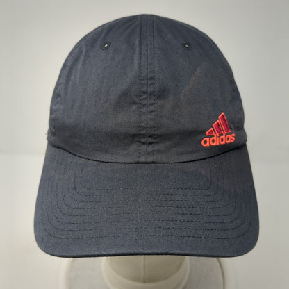 Adidas 3 Stripes Strapback Hat Gray One Size Adjustable 6 Panel Solid