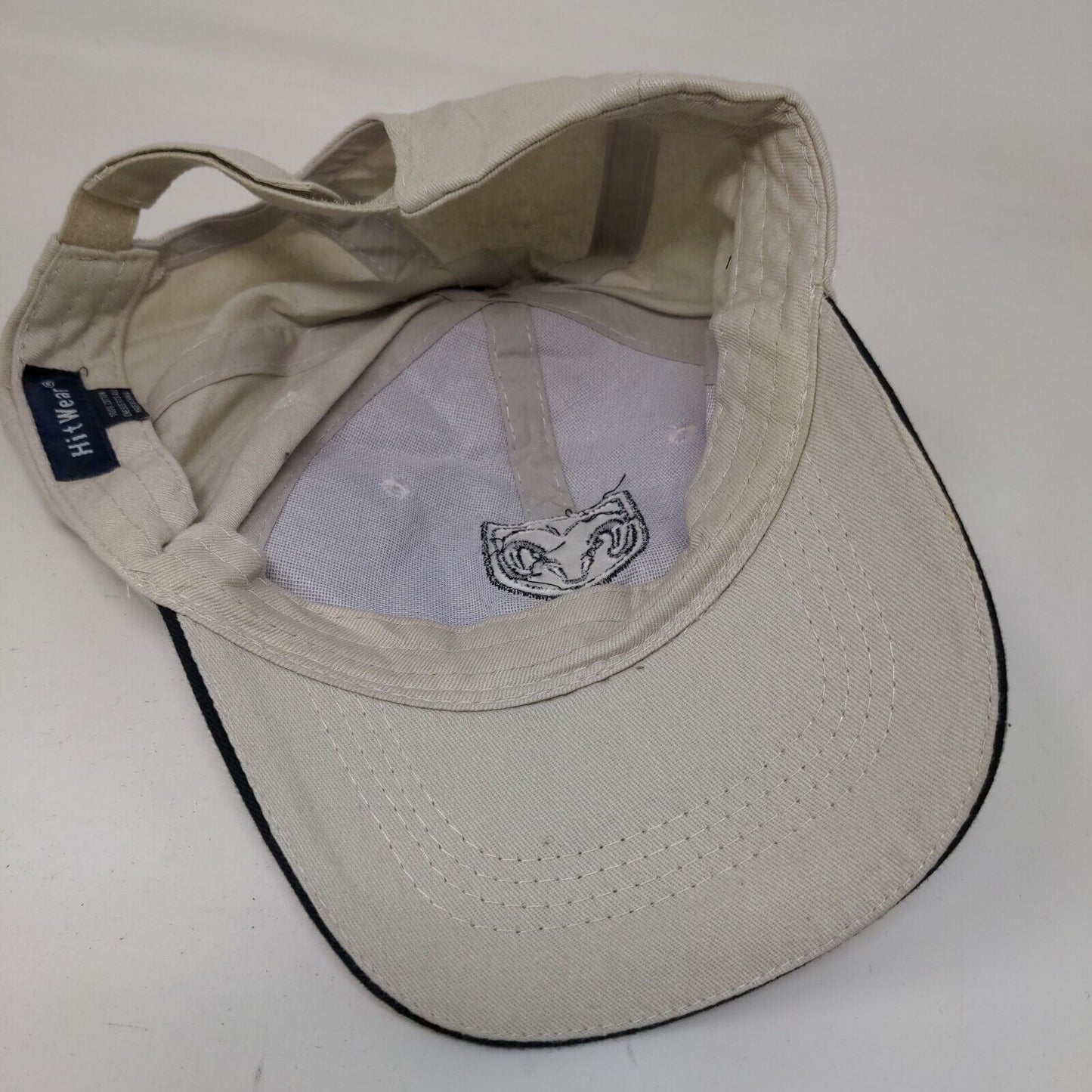 Ram Strapback Hat Tans OSFA Adjustable Embroidered 6 Panel Hit Wear