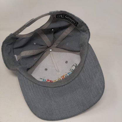 Gather Snapback Hat Gray One Size Adjustable Embroidered Richardson