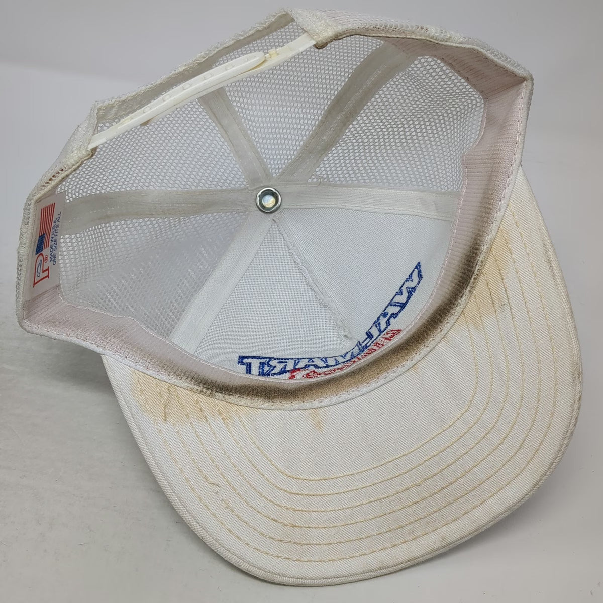 Paramount Walmart Always Trucker Hat White One Size Mesh Back Snapback USA