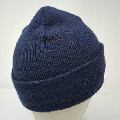 Michigan Wolverines NCAA Top of the World Beanie Blue Yellow One Size Hat Cuffed