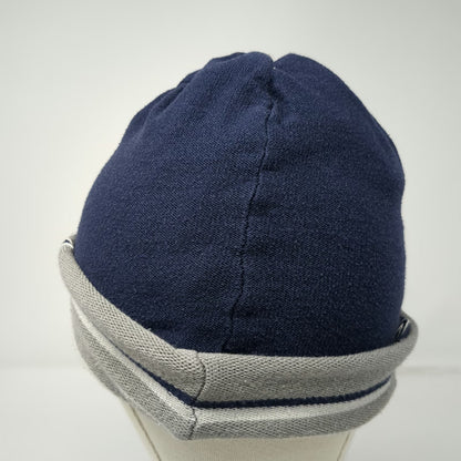 Dallas Cowboys NFL Beanie Blue Gray White One Size Reversible Striped Star Hat