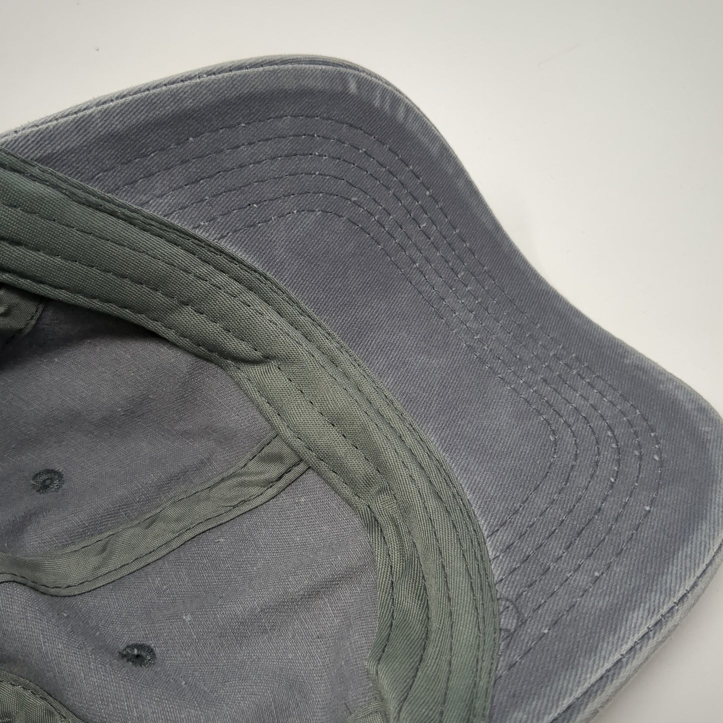 Bigfoot Slideback Hat Gray One Size Adjustable 6 Panel Vent Holes