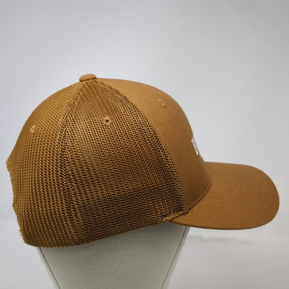 Carhartt Trucker Hat Brown One Size Boise Co-op Market Mesh Back Snapback 1973