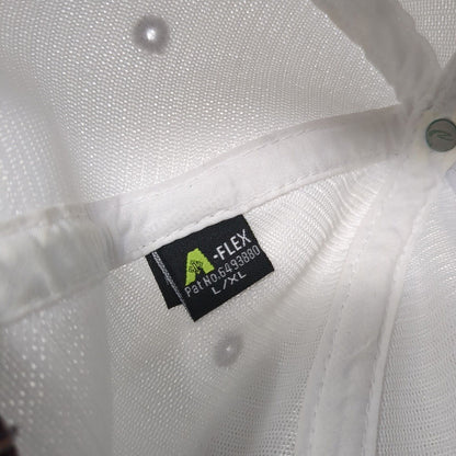 SpurWing The Club Fitted Mesh Back Trucker Hat Blue L/XL A-Flex Pukka