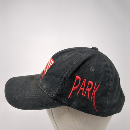 USA Flag Park Snapback Hat Black One Size Adjustable Top of the World