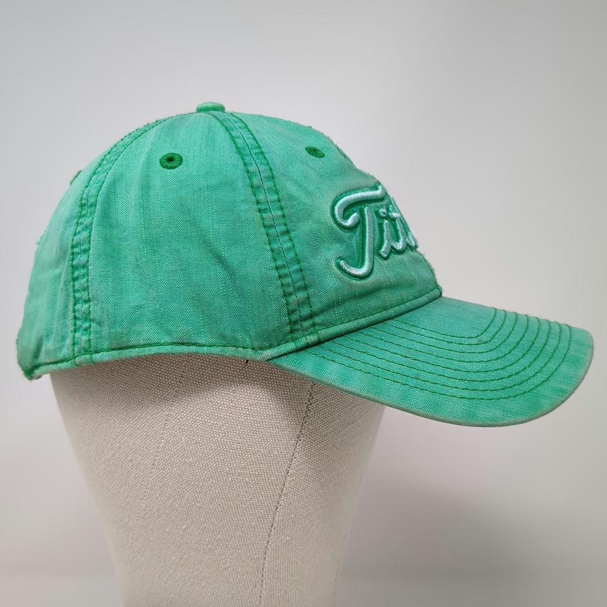 Titleist Baseball Cap Green One Size Slideback Script Logo Golf Adjustable Hat