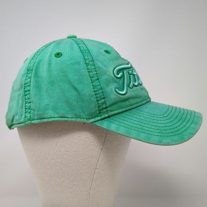 Titleist Baseball Cap Green One Size Slideback Script Logo Golf Adjustable Hat
