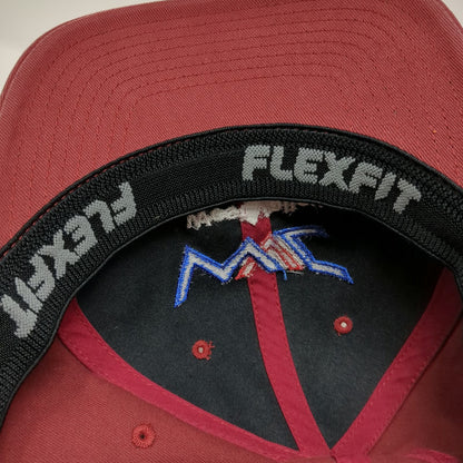 Port Authority Baseball Cap Red XL West Valley Construction WVC Flexfit Hat