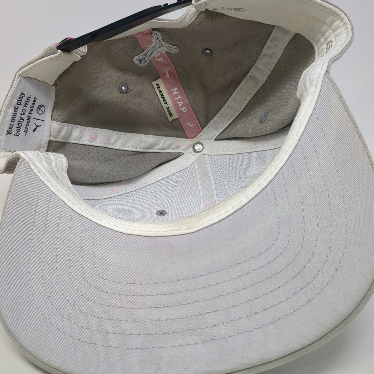 Puma Arnold Palmer Umbrella Golf Hat Gray One Size Snapback Flexfit 110 Blue