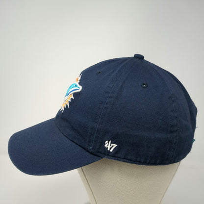 Miami Dolphins NFL '47 Blue One Size Hat Adjustable Cotton Embroidered Slideback