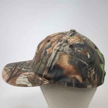 ITT Logo Camo Baseball Cap One Size Brown Advantage Camouflage Strapback Hat