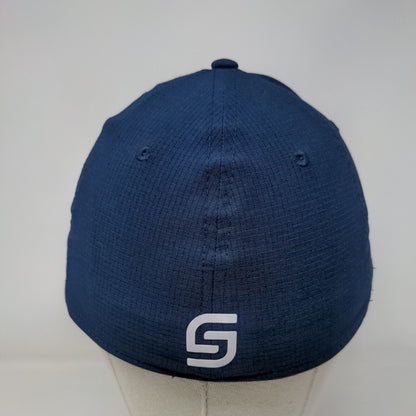 Under Armour Golf Fitted Hat Blue Size L/XL Lightweight Breathable 6 Panel