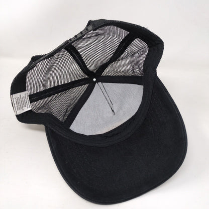 Blue Sheep Snapback Mesh Back Trucker Hat Black One Size Adjustable Solid