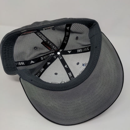 Ignite Fitted Trucker Hat Black S/M Mesh Back Breathable Pacific Headwear
