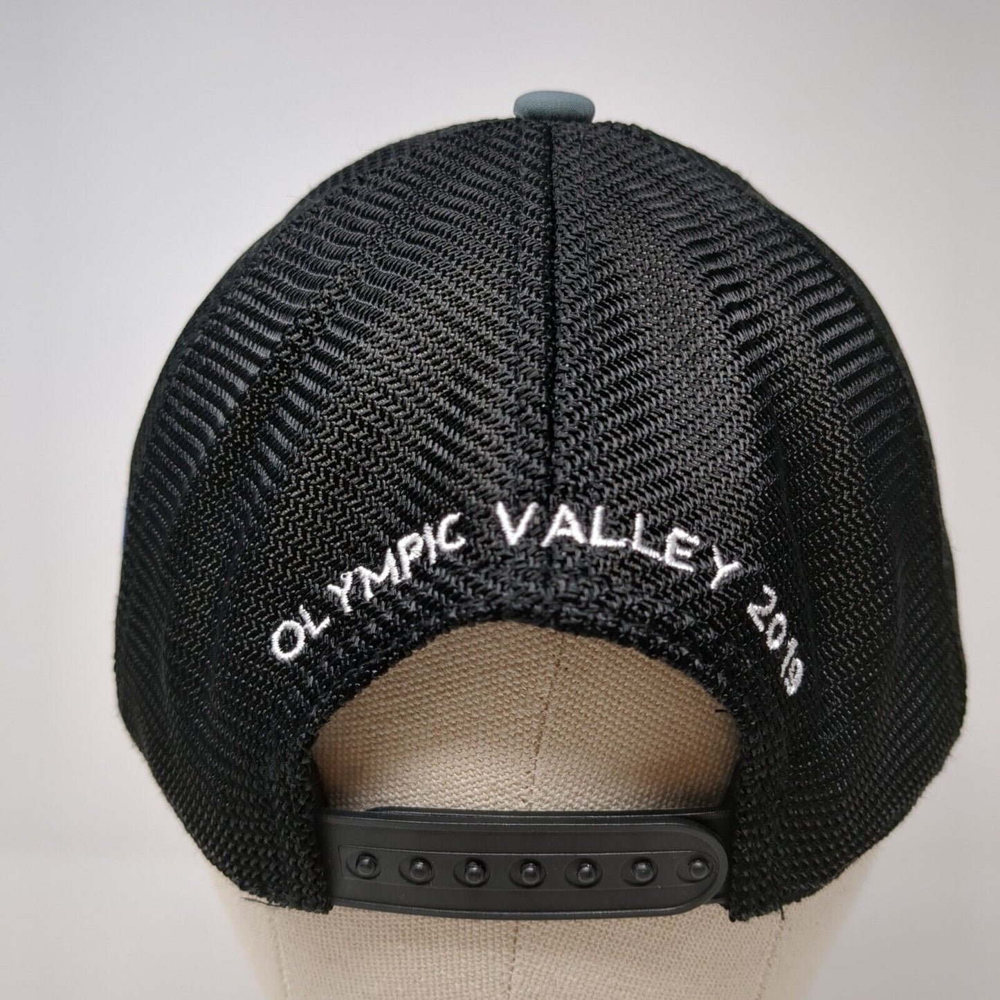 Spartan North Lake Tahoe Snapback Trucker Hat Black One Size Mesh Back