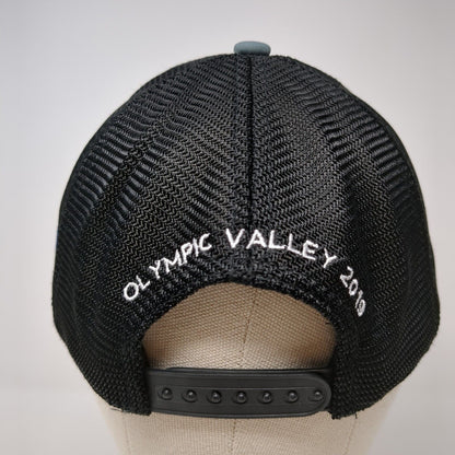 Spartan North Lake Tahoe Snapback Trucker Hat Black One Size Mesh Back