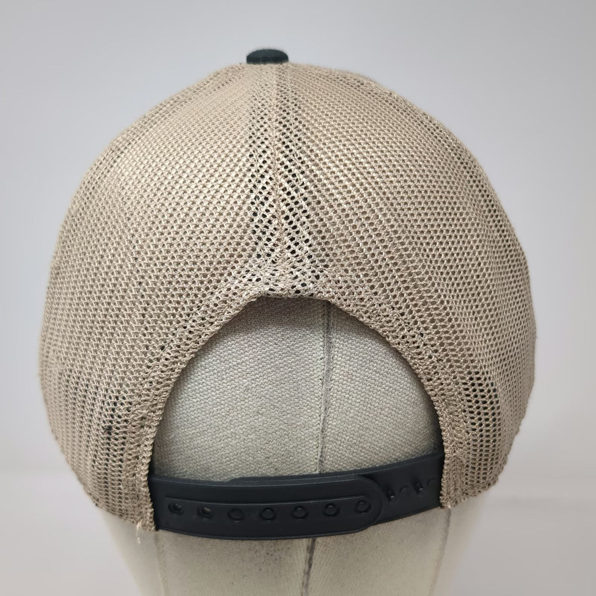 Boston Bruins NHL Fan Favorite Trucker Hat Black Beige One Size Mesh Back OSFM