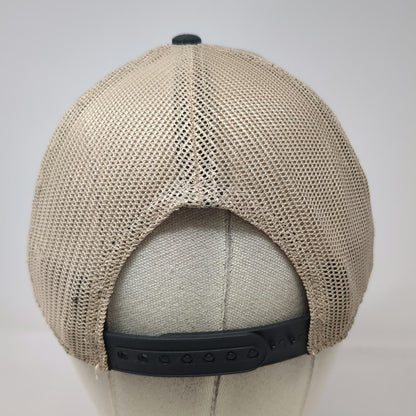 Boston Bruins NHL Fan Favorite Trucker Hat Black Beige One Size Mesh Back OSFM