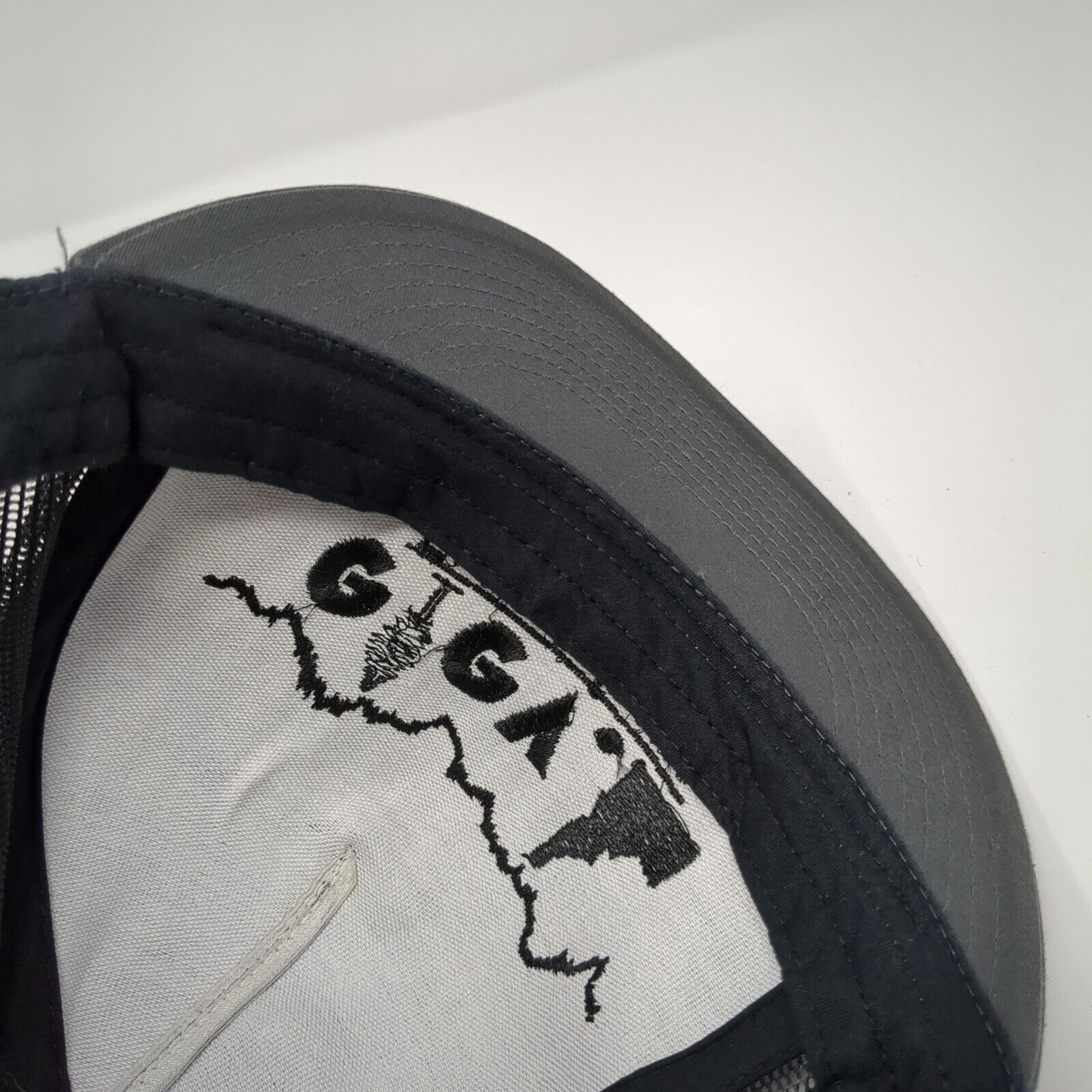 Elevate Idaho Snapback Mesh Back Trucker Hat Gray One Size Yupoong