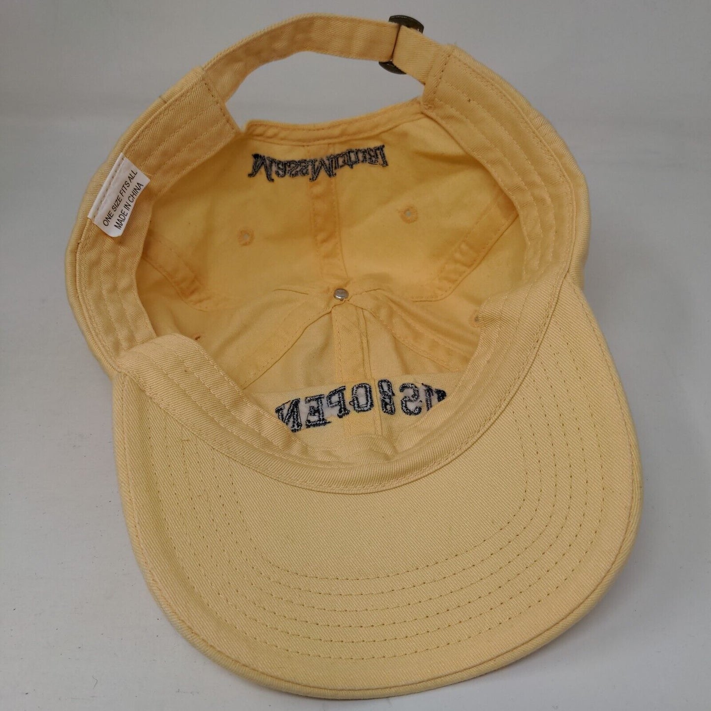 US Open Mass Mutual Slideback Hat Yellowish-Tan OSFA Adjustable Embroidered