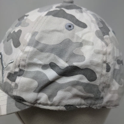 PUMA Slideback Hat Gray Camouflage One Size Adjustable Embroidered Cotton