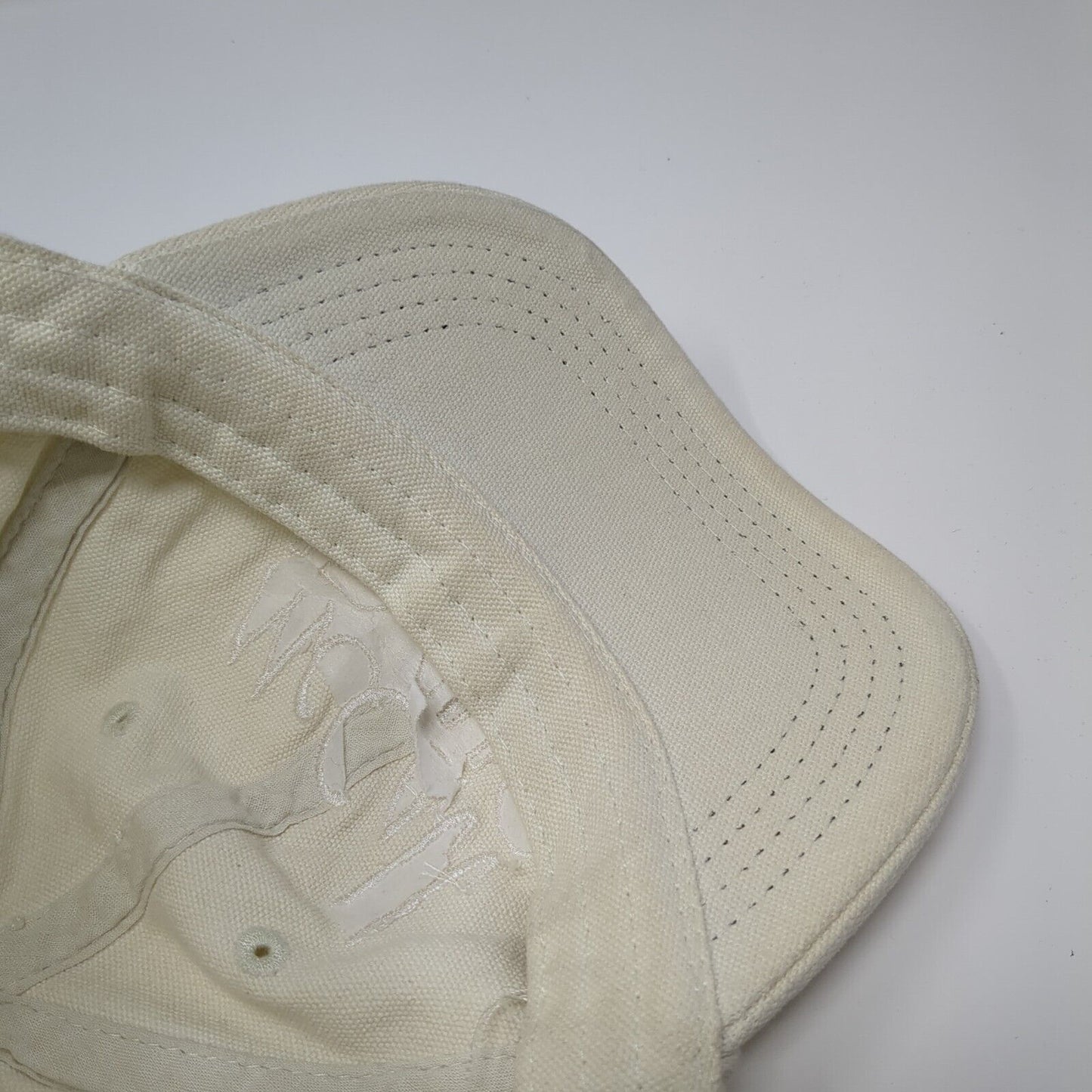 McCall Idaho Strapback Hat Cream One Size Adjustable Embroidered Polar