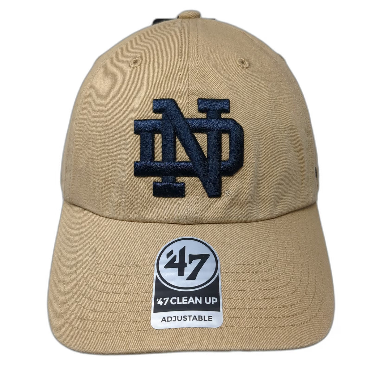 '47 Notre Dame Fighting Irish NCAA Beige One Size Cap Slideback Adjustable Hat