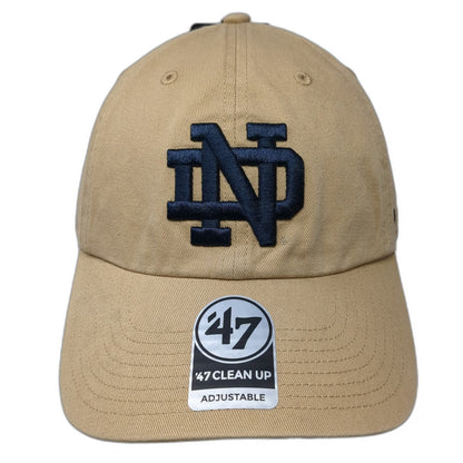 '47 Notre Dame Fighting Irish NCAA Beige One Size Cap Slideback Adjustable Hat