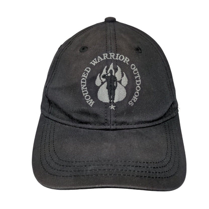 Wounded Warrior Outdoors Strapback Hat Black OSFA Embroidered Paramount
