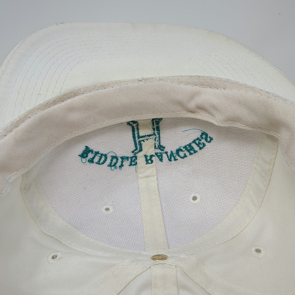Otto Snapback Hat White One Size Riddle Ranches Idaho Embroidered Graphic Cap