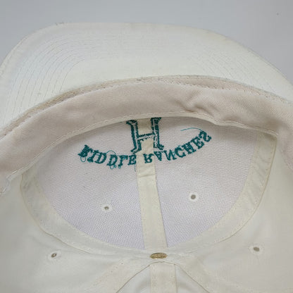Otto Snapback Hat White One Size Riddle Ranches Idaho Embroidered Graphic Cap