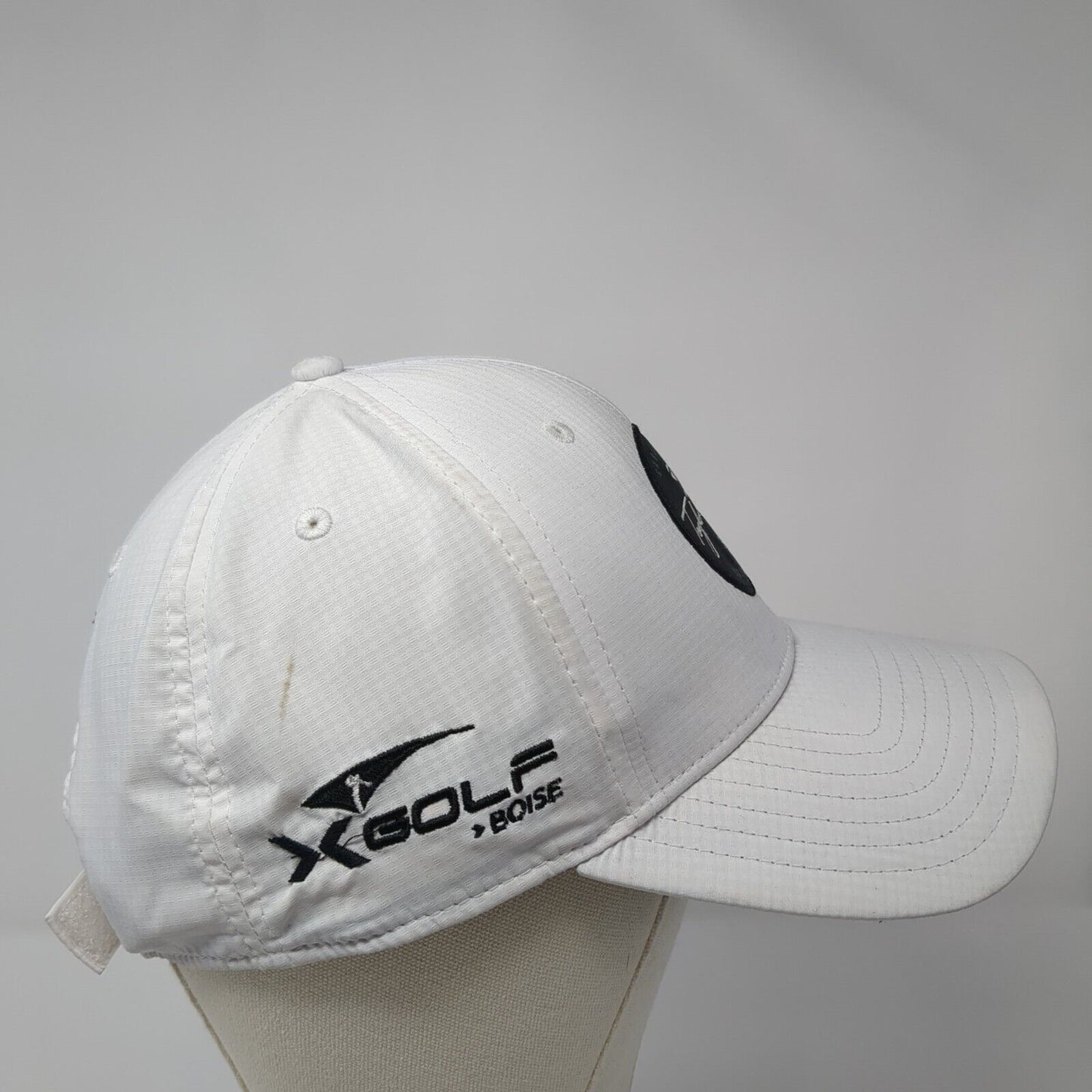 TaylorMade Carlsbad California Golf Boise Strapback Hat White OS Adjustable