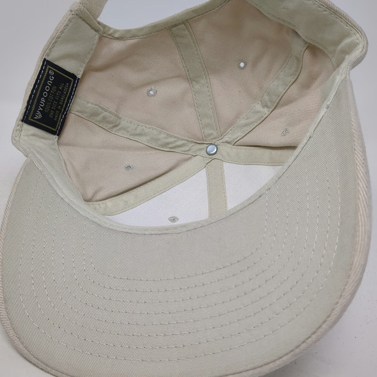 Yupoong Baseball Cap Beige One Size Berendsen Fluid Power Strapback Hat Cotton