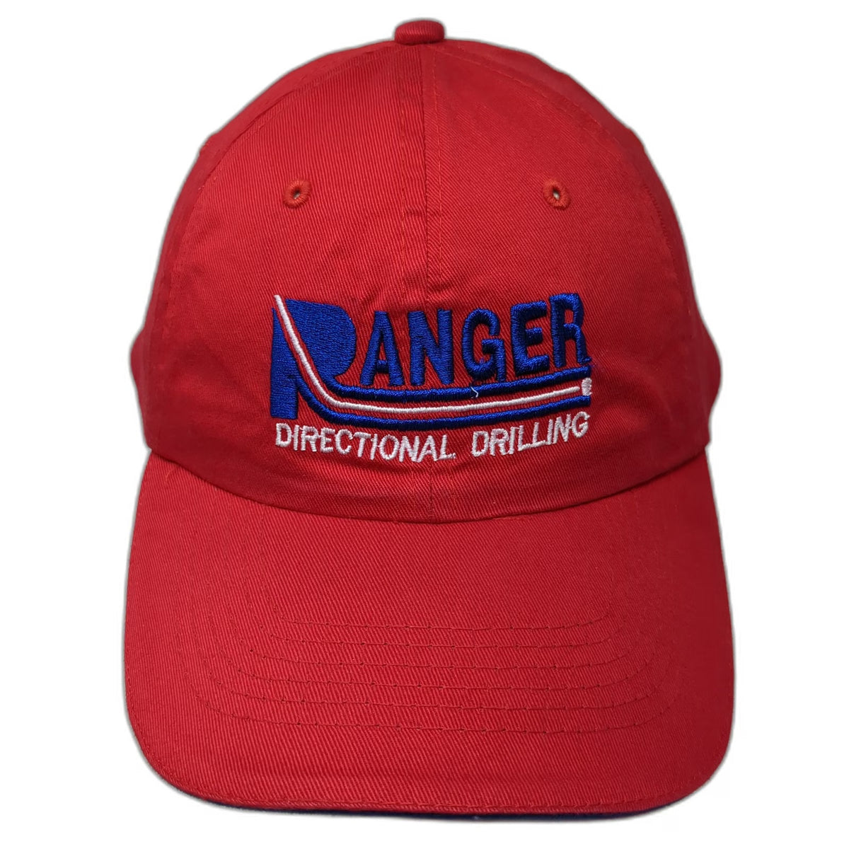 Mills J. Vautrot Ranger Directional Drilling Hat Red One Size Baseball Cap