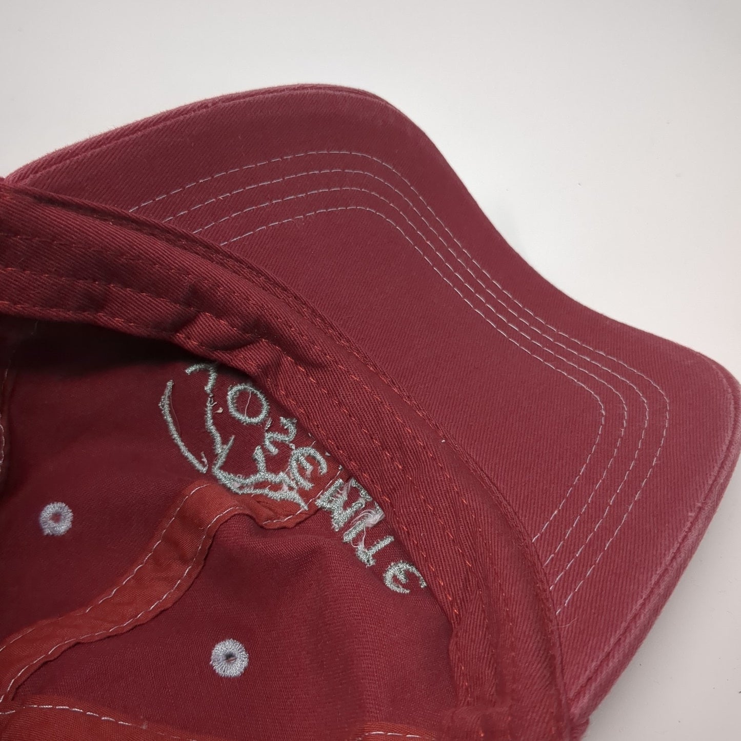 Yosemite California Slideback Hat Red One Size Adjustable Prairie Mountain