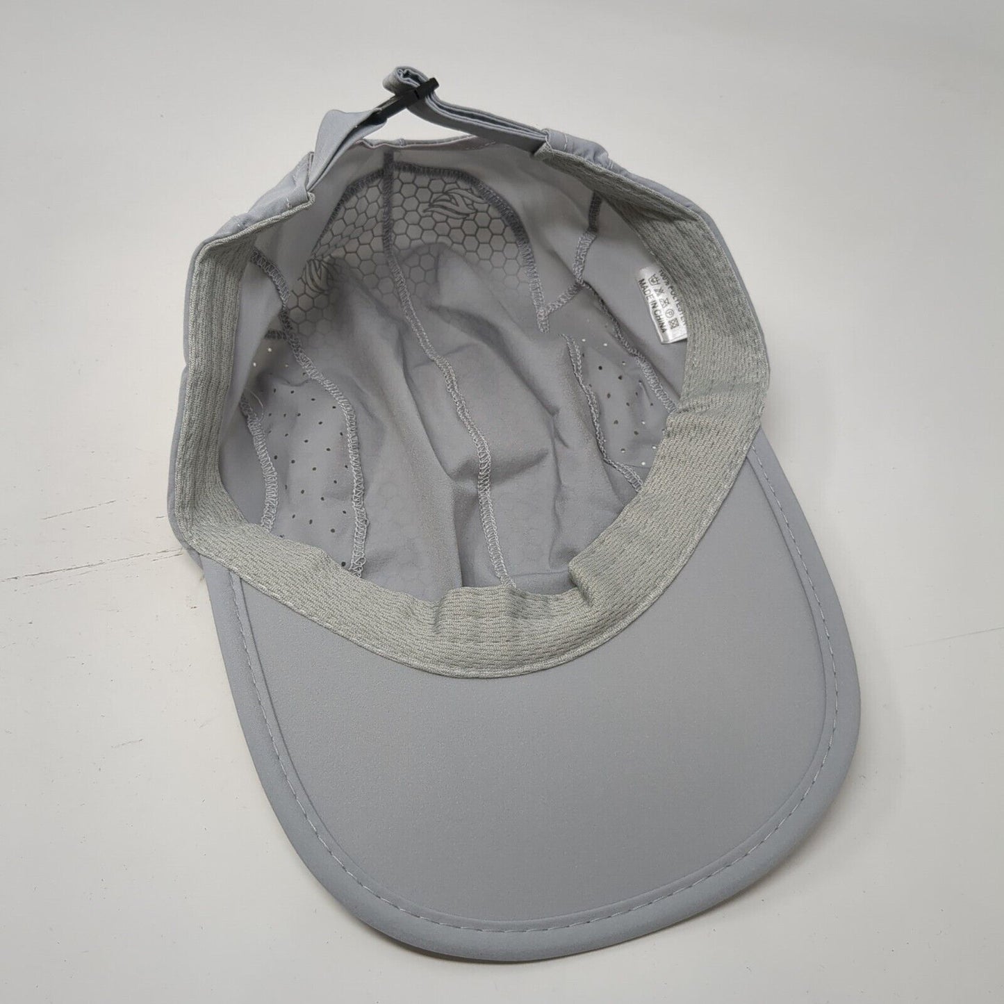 Narason Slideback Hat Gray One Size Adjustable Lightweight Breathable Polyester