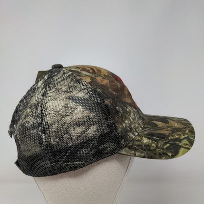 RK Oil LLC Strapback Trucker Hat Camouflage OSFM Adjustable Mesh Back W/Tags