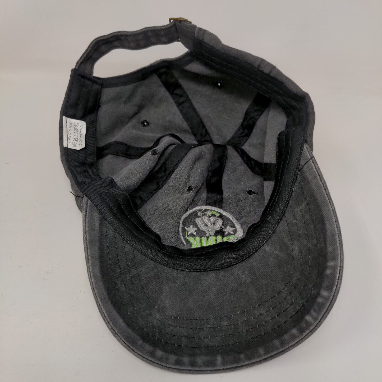 Dink Responsibly Slideback Hat Gray One Size Embroidered 6 Panel