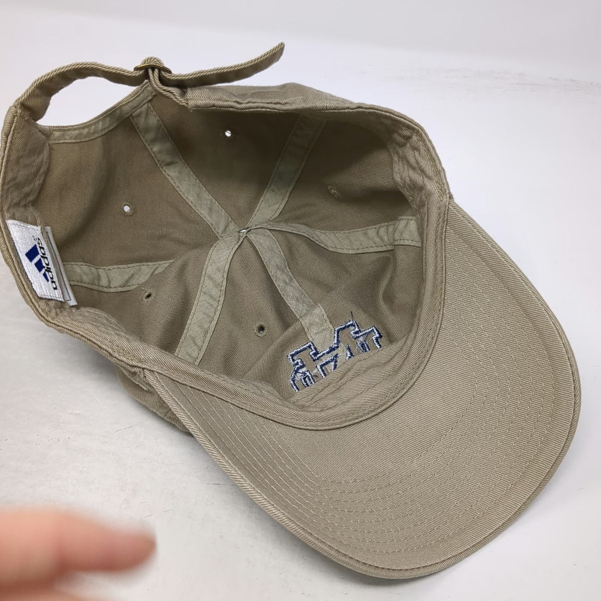 Notre Dame Fighting Irish NCAA adidas Baseball Cap Brown Blue White One Size Hat
