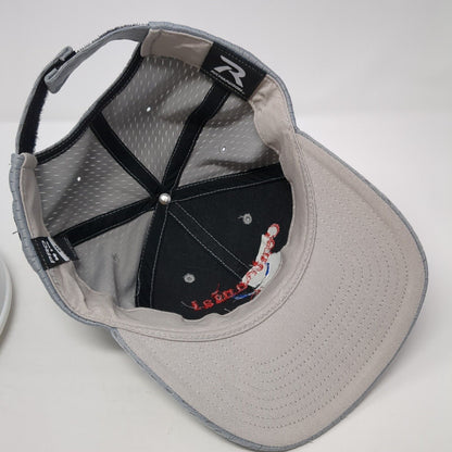 Centennial Seniors Strapback Hat Gray S/M Solid Adjustable Richardson
