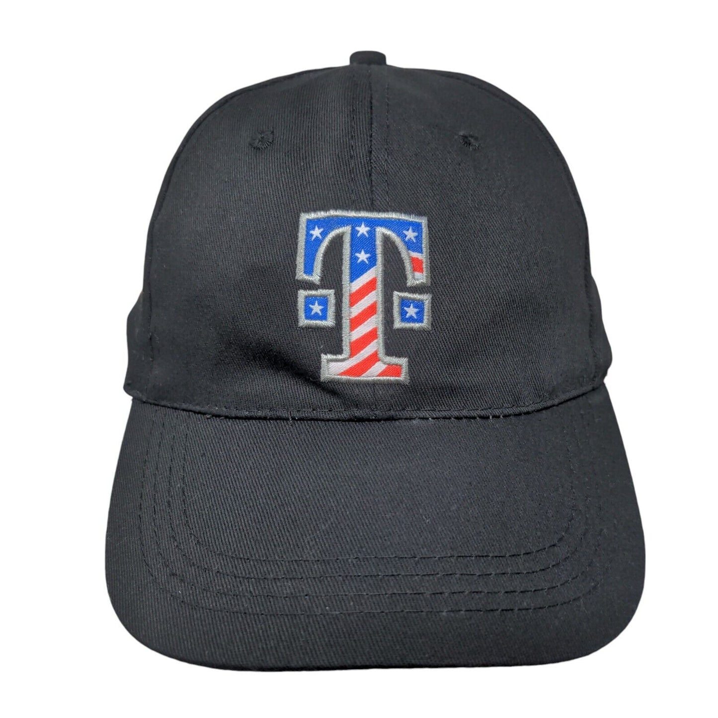 T-Mobile USA Flag Strapback Hat Black One Size Mobilize For Service