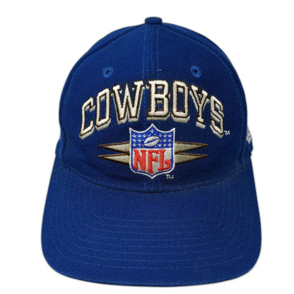 Logo Athletic Dallas Cowboys NFL Pro Line Snapback Hat Blue Vintage Side Hits