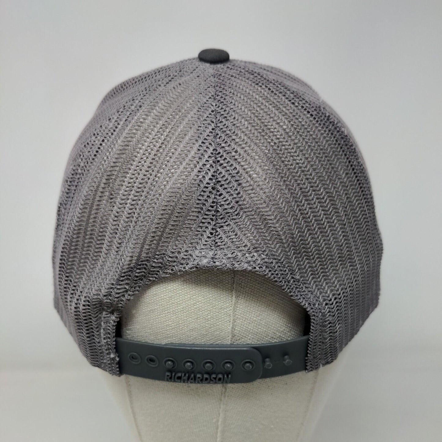 Chetola Sporting Reserve Snapback Trucker Hat Gray One Size Leather Patch