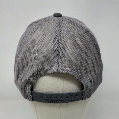Chetola Sporting Reserve Snapback Trucker Hat Gray One Size Leather Patch